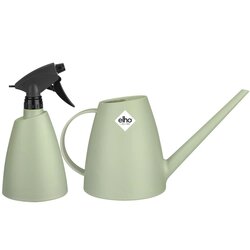 Elho Brussels Gieter en Sprayer - Set met Gieter en Plantenspuit - 100% Recyclebaar - Sorbet groen