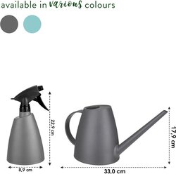 Elho Brussels Gieter en Sprayer - Set met Gieter en Plantenspuit - 100% Recyclebaar - Antraciet - afbeelding 2