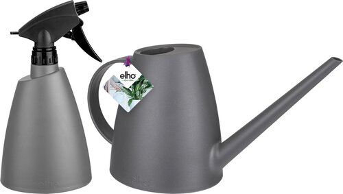 Elho Brussels Gieter en Sprayer - Set met Gieter en Plantenspuit - 100% Recyclebaar - Antraciet - afbeelding 1