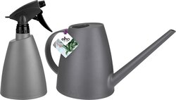 Elho Brussels Gieter en Sprayer - Set met Gieter en Plantenspuit - 100% Recyclebaar - Antraciet - afbeelding 1