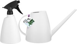 Elho Brussels Gieter en Sprayer - Set met Gieter en Plantenspuit - 100% Recyclebaar - Wit