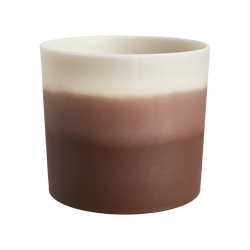Elho Colour Gradient Rond 18 - Bruin - L 18 x B  x H 17 cm - Binnen - 100% gerecycled