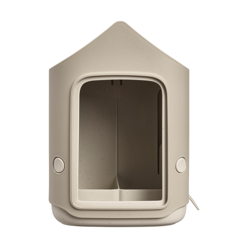 Elho Cosy Bird Feeder 18 - Beige - L 18 x B  x H 23 cm -  - 100% gerecycled