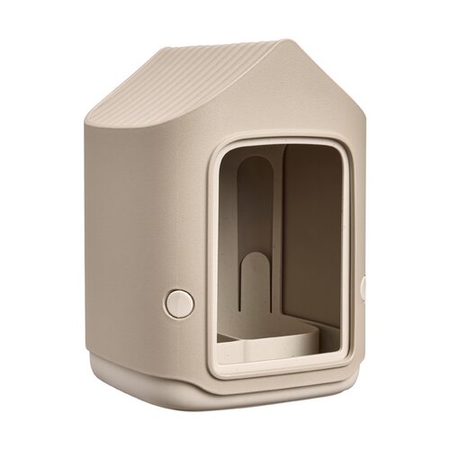 Elho Cosy Bird Feeder 18 - Beige - L 18 x B  x H 23 cm -  - 100% gerecycled - afbeelding 1