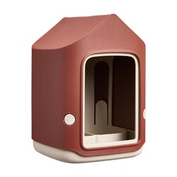 Elho Cosy Bird Feeder 18 - Rood - L 18 x B  x H 23 cm -  - 100% gerecycled - afbeelding 1