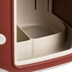 Elho Cosy Bird Feeder 18 - Rood - L 18 x B  x H 23 cm -  - 100% gerecycled - afbeelding 2