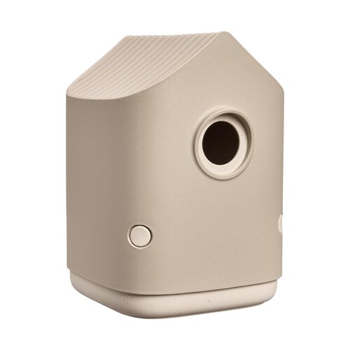 Elho Cosy Bird House 18 - Beige - L 18 x B  x H 23 cm - Balkon en Buiten - 100% gerecycled - afbeelding 1