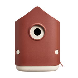 Elho Cosy Bird House 18 - Rood - L 18 x B  x H 23 cm - Balkon en Buiten - 100% gerecycled