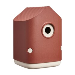Elho Cosy Bird House 18 - Rood - L 18 x B  x H 23 cm - Balkon en Buiten - 100% gerecycled - afbeelding 1