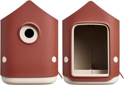 Elho Cosy Bird House and Feeder - Vogelhuisje en Vogelvoederhuisje - 100% Gerecycled Plastic