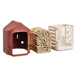 Elho Cosy Insect Hotel 18 - Rood - L 18 x B  x H 23 cm -  - 100% gerecycled - afbeelding 2