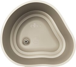Elho Eden 25-Ø 24.5 x H 23.1cm-zacht taupe-100% gerecycled plastic-binnen & buiten - afbeelding 4
