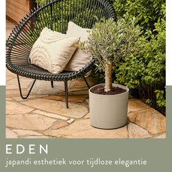 Elho Eden 30 zacht taupe - afbeelding 3