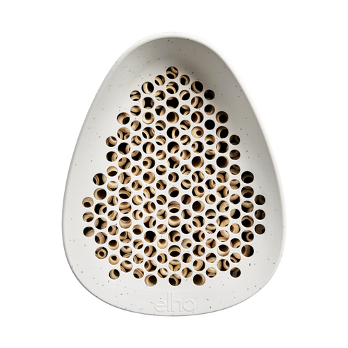 Elho Essential Bee Hotel 18 - Fibrous Grey - L 21 x B  x H 23 cm -  - 100% gerecycled