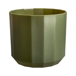 Elho Facet Rond 23 - Groen - L 23 x B  x H 20 cm - Binnen - 100% gerecycled