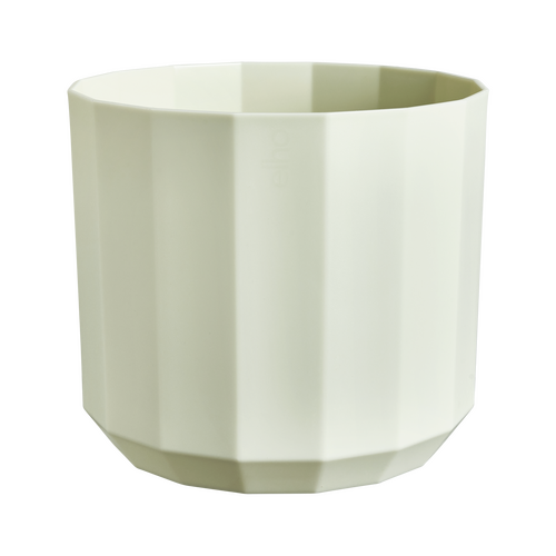 Elho Facet Rond 26 - Groen - L 26 x B  x H 23 cm - Binnen - 100% gerecycled