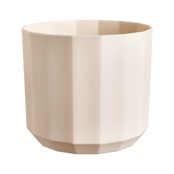 Elho Facet Rond 26 - Roze - L 26 x B  x H 23 cm - Binnen - 100% gerecycled