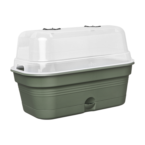 Elho Green Basics Kweektray Allin1 L - Plantenbak - Kleur: Blad Groen - Kweken En Oogsten - L 23 x W