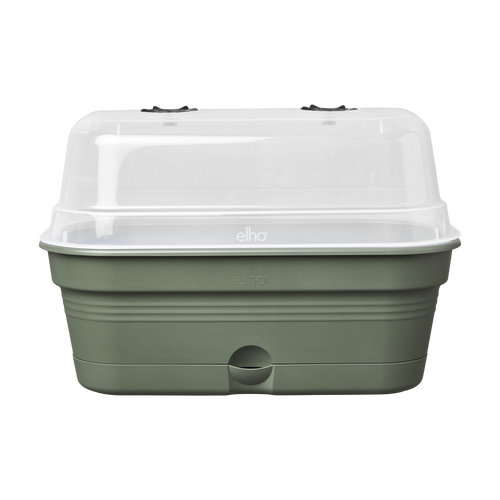 Elho Green Basics Kweektray Allin1 M - Plantenbak - Kleur: Blad Groen - Kweken En Oogsten - L 18 x W