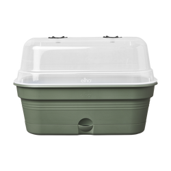 Elho Green Basics Kweektray Allin1 M - Plantenbak - Kleur: Blad Groen - Kweken En Oogsten - L 18 x W