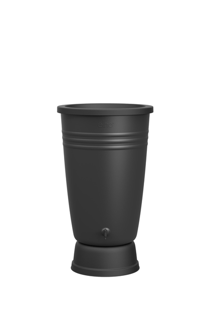 Elho Green Basics Regenton Plus 200ltr - Regenton - Living Black - Kweken En Oogsten - 200 Liter - afbeelding 1