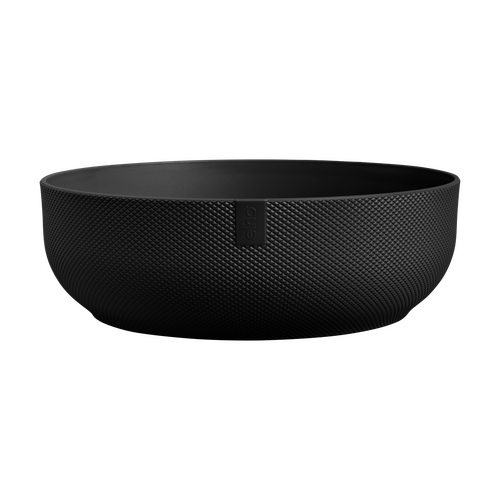 Elho Jazz Bowl 28 - Zwart - L 28 x B  x H 9 cm - Binnen - 100% gerecycled