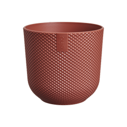 Elho Jazz Rond Mini 11 - Rood - L 11 x B  x H 10 cm - Binnen - 100% gerecycled
