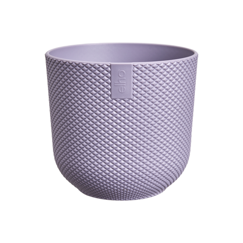 Elho Jazz Rond Mini 9 - Paars - L 9 x B  x H 9 cm - Binnen - 100% gerecycled