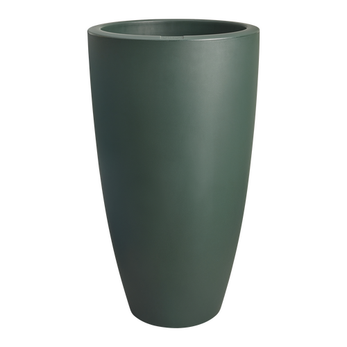 Elho June Round High 40 - Groen - Ø 39 x H 70 cm - Binnen en Buiten - 100% gerecycled
