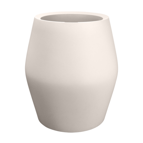 Elho June Split High 46 - Wit - Ø 46 x H 53 cm - Binnen en Buiten - 100% gerecycled