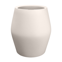 Elho June Split High 46 - Wit - Ø 46 x H 53 cm - Binnen en Buiten - 100% gerecycled