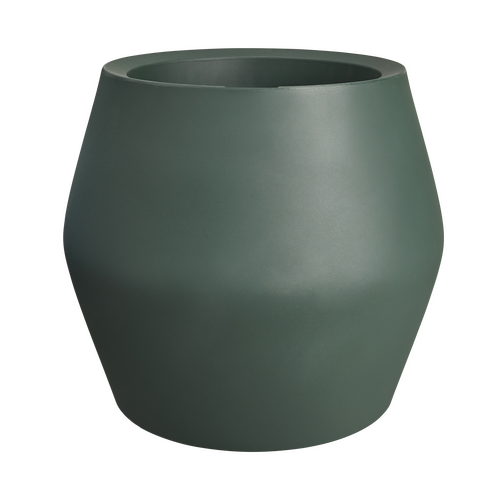 Elho June Split Low 46 - Groen - Ø 46 x H 42 cm - Binnen en Buiten - 100% gerecycled