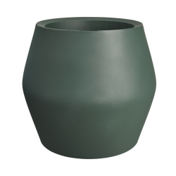 Elho June Split Low 46 - Groen - Ø 46 x H 42 cm - Binnen en Buiten - 100% gerecycled