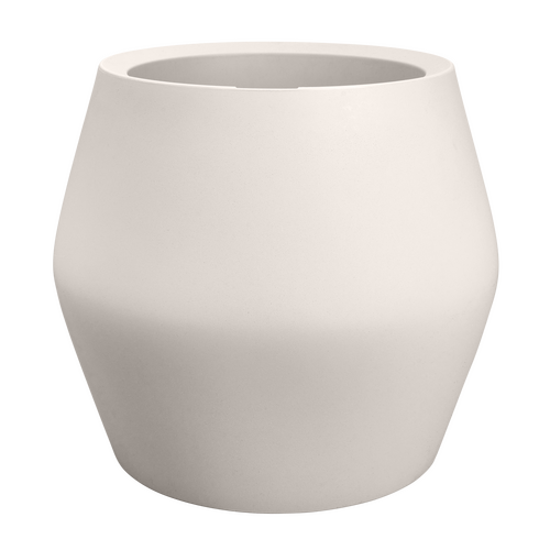 Elho June Split Low 46 - Wit - Ø 46 x H 42 cm - Binnen en Buiten - 100% gerecycled