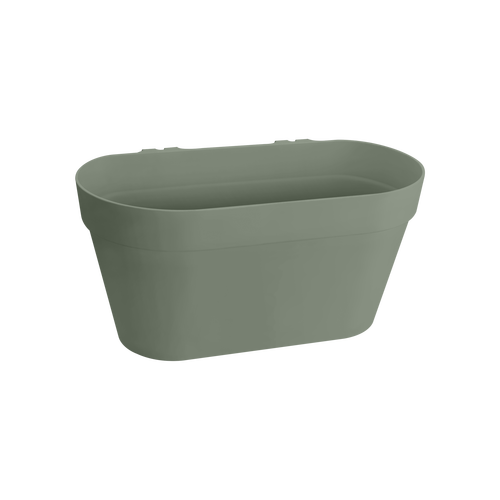 Elho Loft Urban Green Wall Duo 28 - Bloempot - Kleur: Pistachegroen - Balkonbuiten - Ø 28 x H 13.2 c