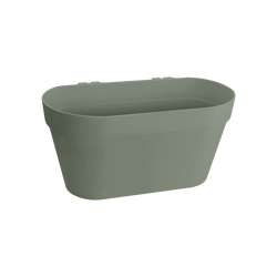 Elho Loft Urban Green Wall Duo 28 - Bloempot - Kleur: Pistachegroen - Balkonbuiten - Ø 28 x H 13.2 c