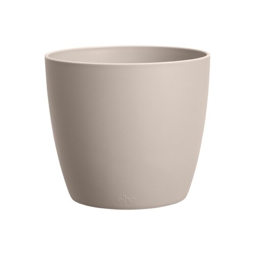 Elho Pot brussels d12.5cm paddenstoel beige - afbeelding 1