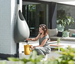 Elho Pure Raindrop regenton 70 Liter oker - afbeelding 5