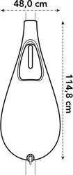 Elho Pure Raindrop regenton 70 Liter oker - afbeelding 7