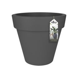 Elho Pure Round 50 - Bloempot - Antraciet - Binnen & Buiten  - Ø 49 x H 44.4 cm