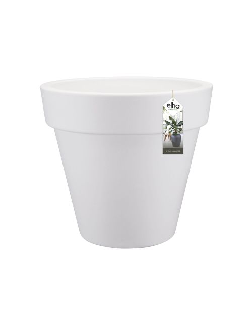 Elho Pure Round 50 - Bloempot - Wit - Binnen & Buiten  - Ø 49 x H 44.4 cm