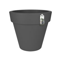 Elho Pure Round 80 - Bloempot - Antraciet - Binnen & Buiten  - Ø 76.5 x H 70 cm