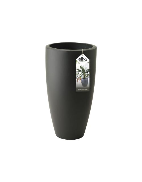 Elho Pure Soft Round High 50 - Bloempot - Antraciet - Binnen & Buiten  - Ø 49 x H 90.4 cm