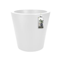 Elho Pure Straight Round 50 - Bloempot - Wit - Binnen & Buiten  - Ø 49.5 x H 51 cm
