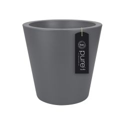 Elho Pure Straight Round 65 - Bloempot - Antraciet - Binnen & Buiten  - Ø 64 x H 68 cm