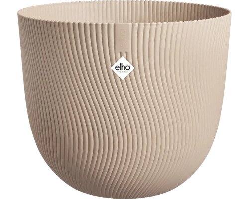 Elho Sereh Rond 25 - Bruin - L 25 x B  x H 21 cm - Binnen en Buiten - 100% gerecycled