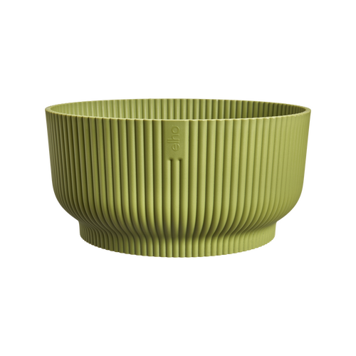 Elho Vibes Fold Bowl 25 - Groen - L 25 x B  x H 12 cm - Binnen - 100% gerecycled