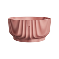 Elho Vibes Fold Bowl 25 - Roze - L 25 x B  x H 12 cm - Binnen - 100% gerecycled