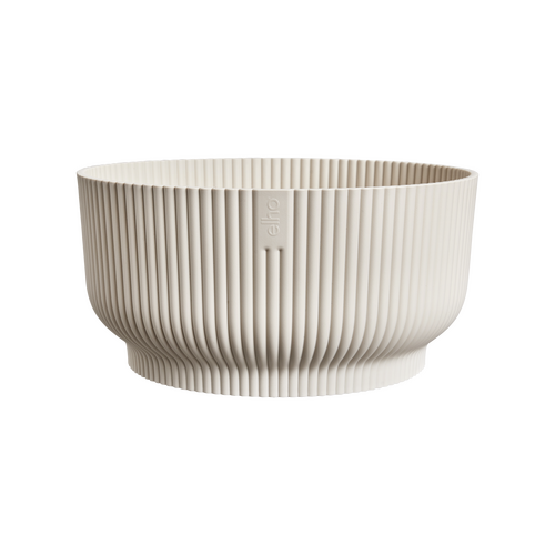 Elho Vibes Fold Bowl 25 - Wit - L 25 x B  x H 12 cm - Binnen - 100% gerecycled