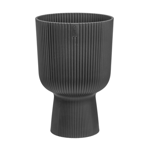 Elho Vibes Fold Coupe 14 - Zwart - L 14 x B  x H 21 cm - Binnen - 100% gerecycled